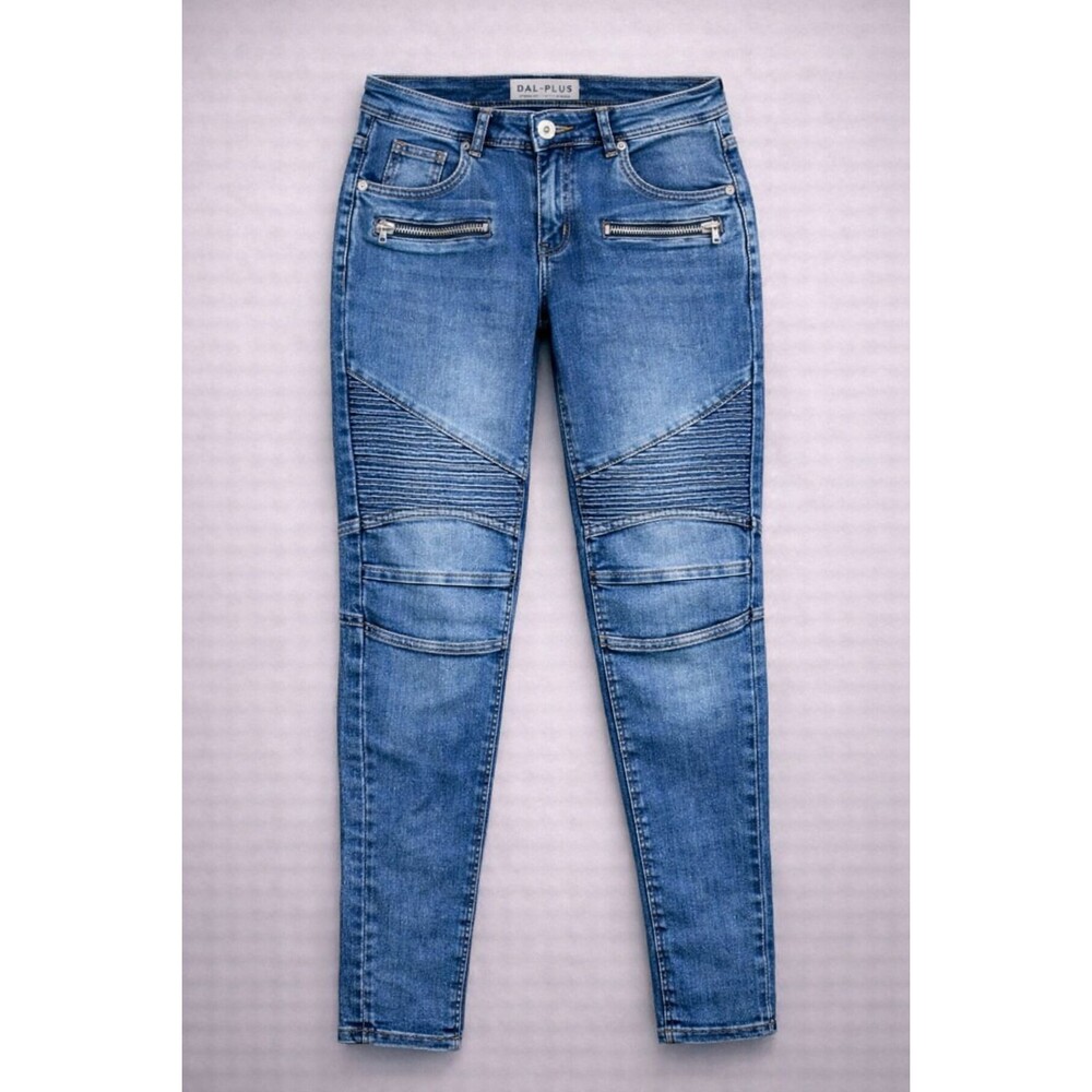 Y2K RED FOX MOTO JEANS WOMENS 3 LOW RISE BIKER GRUNGE